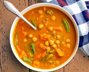 тыквенное карри с нутом