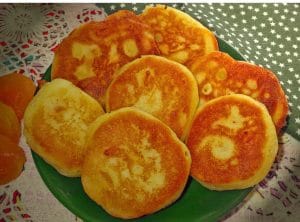 Оладьи с курагой
