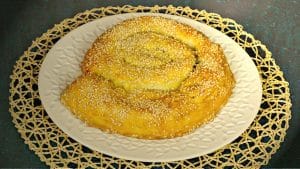 Пирог с курицей и грибами
